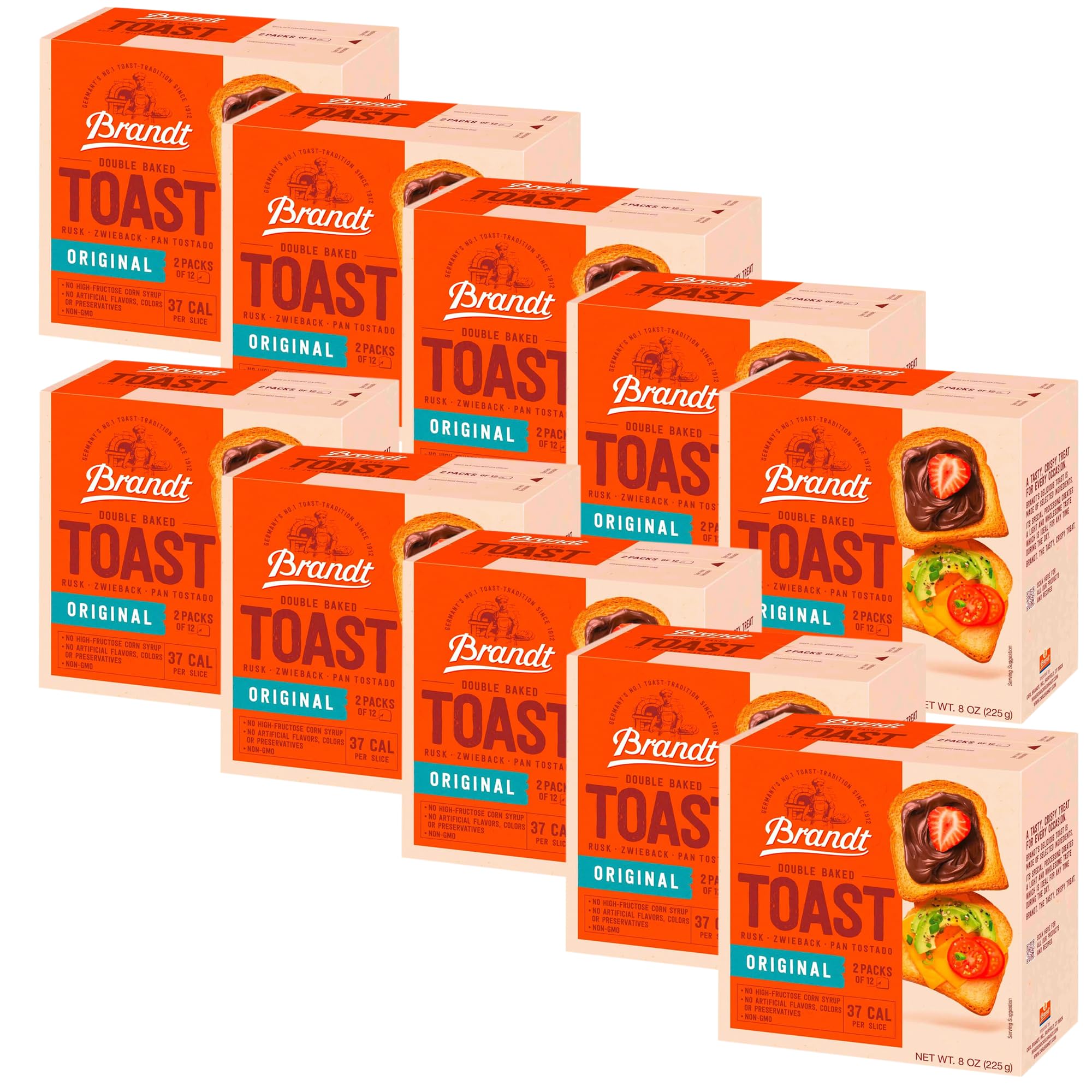 Amazon.com: Brandt Zwieback Rusk | Sweetened Crispy Bread